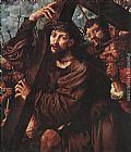 Jan Sanders Van Hemessen Canvas Paintings - Christ Carrying the Cross